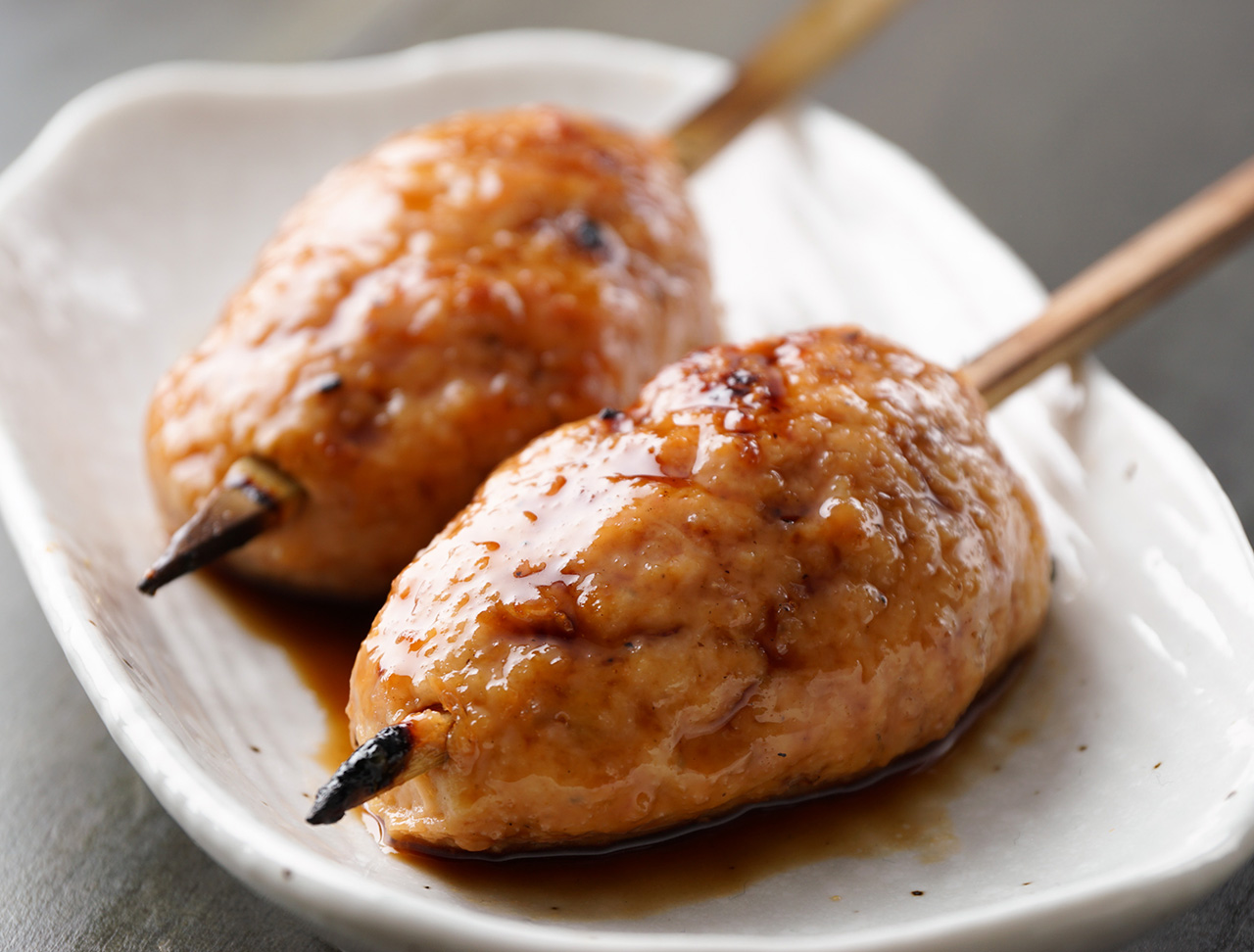 大山鶏の手ごね生つくね